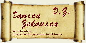 Danica Zekavica vizit kartica